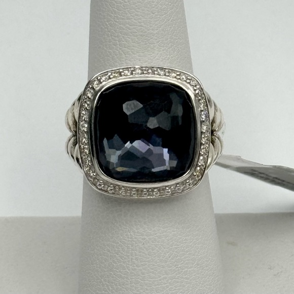 David Yurman Albion 14mm Black Orchid Ring
With Diamonds - Picture 2 of 8